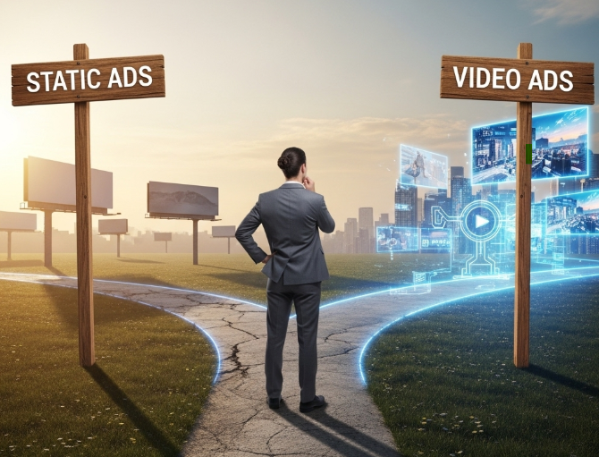 Video Ads vs Static Ads: Who Wins in the Battle for Eyeballs?
