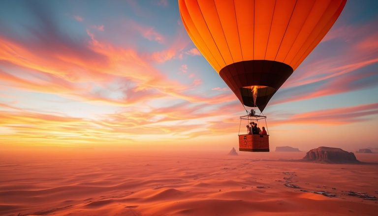 Hot Air Balloon Dubai Desert: Enjoy Magical Sunrise Views on a Scenic Sky Adventure